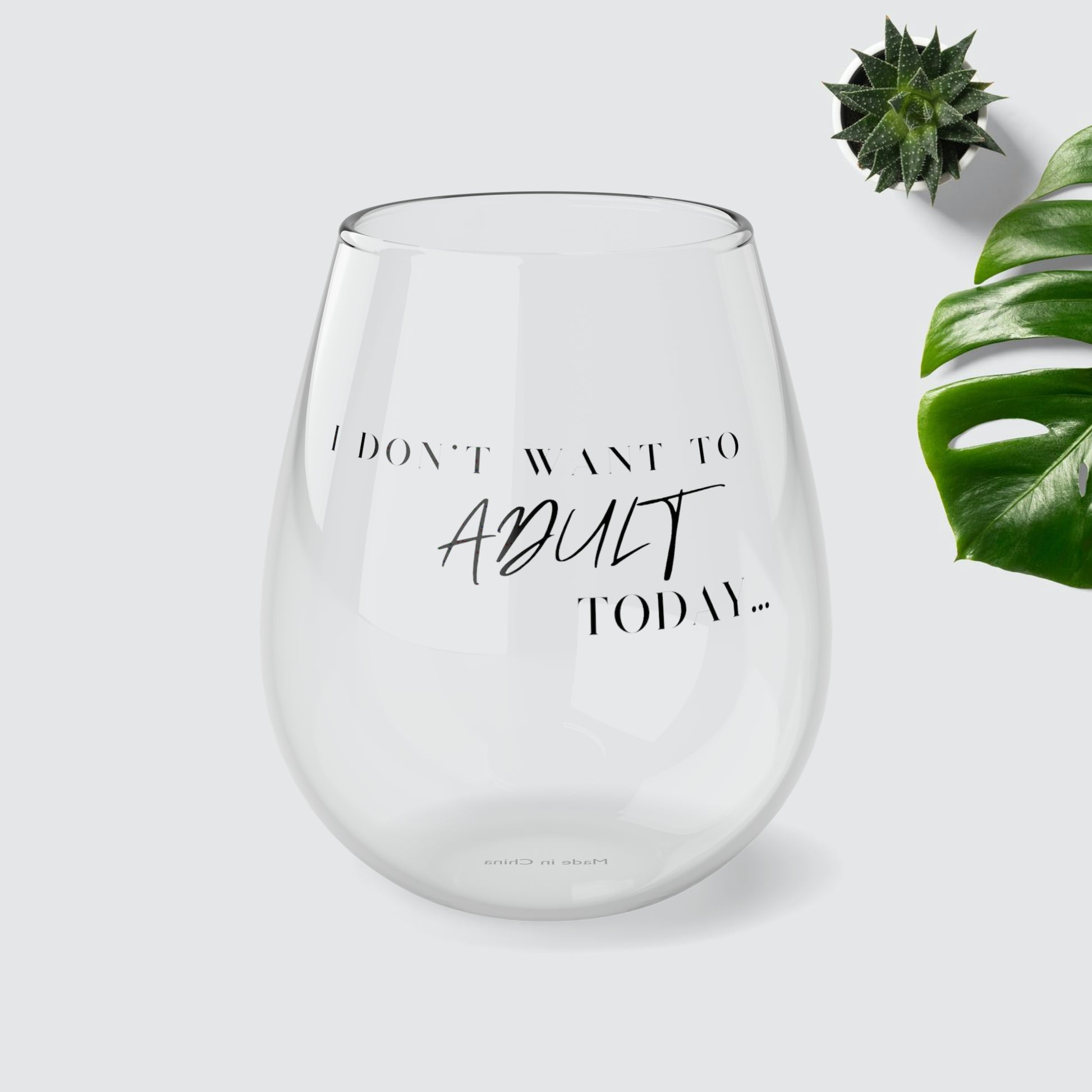 Stemless Wine Glass, 11.75oz